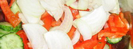 постный греческий салат. Шаг 7