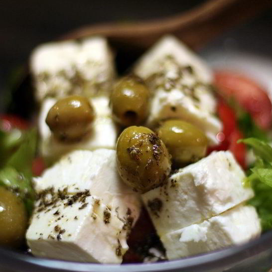 Рецепт салата греческого с оливками