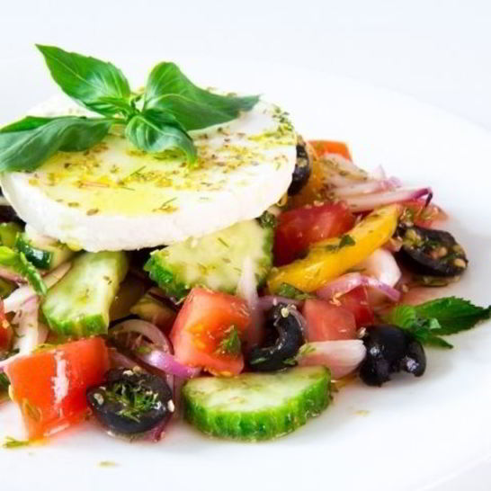 Рецепт салата греческого с сыром фета