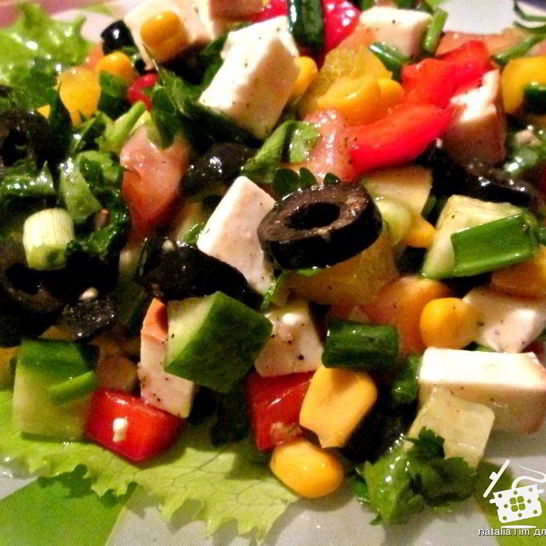 Рецепт салата не греческий