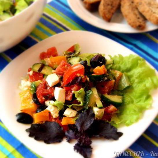 Рецепт салата по-гречески