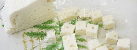 салат зеленый греческий с брынзой. Шаг 8