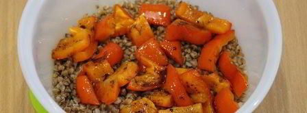 теплый гречневый салат. Шаг 4