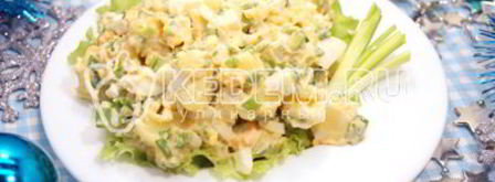 картофельный салат на рождество. Шаг 10