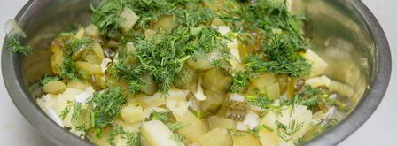 картофельный салат по-немецки. Шаг 5