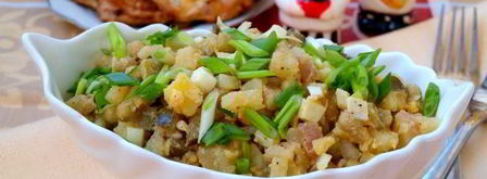 картофельный салат с горчичной заправкой. Шаг 6