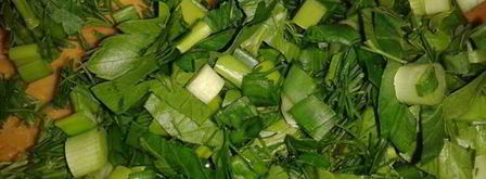 картофельный салат со шпинатом. Шаг 4