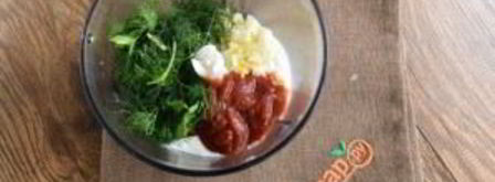 пряный картофельный салат с укропом. Шаг 6