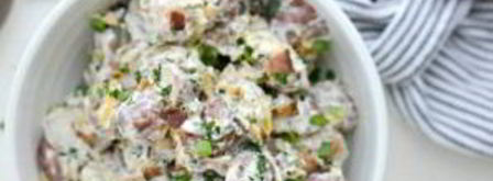 салат из картофеля и бекона. Шаг 6