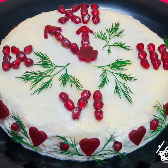 Рецепт салата из картофеля с копченой курицей