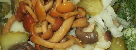 салат с картофелем и грибами. Шаг 6