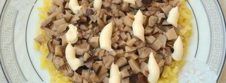 салат с картофелем и курицей. Шаг 3