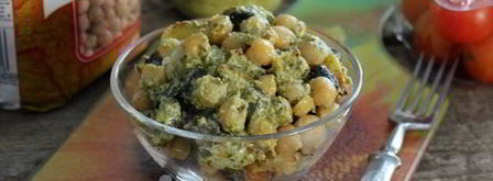 салат с картофелем и нутом. Шаг 11