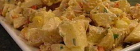 салат с жареным картофелем. Шаг 7