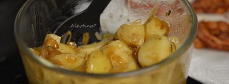 теплый картофельный салат. Шаг 6