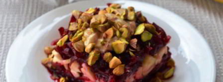 любопытный салат из свеклы и банана. Шаг 6