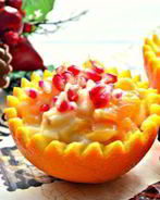 Новогодний фруктовый салат