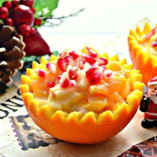 Новогодний фруктовый салат