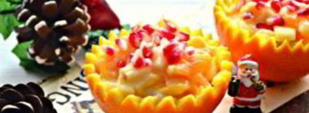 новогодний фруктовый салат. Шаг 7