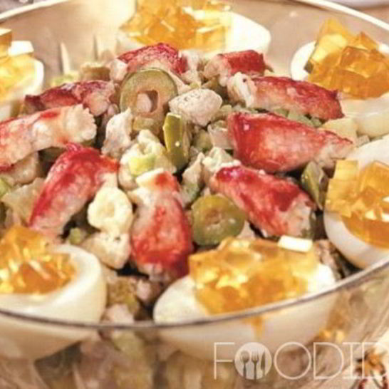 Рецепт французского салата оливье