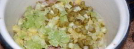 классический французский салат оливье. Шаг 17