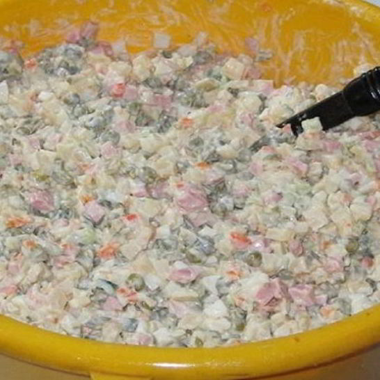 Рецепт классического салата оливье