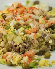 Оливье без майонеза