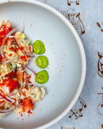 Оливье с крабом