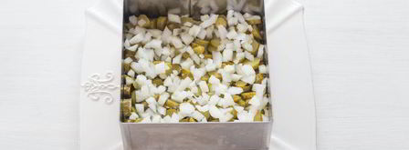 оливье с курицей. Шаг 6