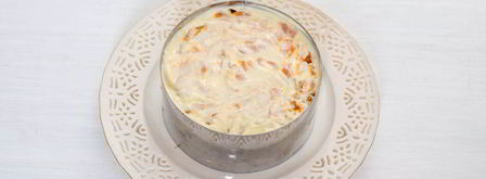 оливье с семгой. Шаг 10