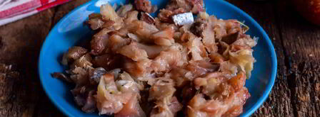 оливье со скумбрией. Шаг 7