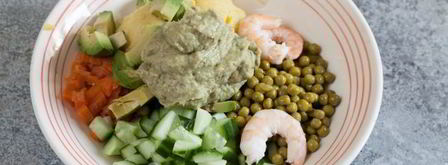 постный оливье с креветками. Шаг 9