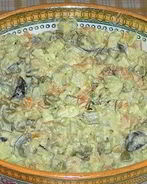 Салат Оливье с капустой