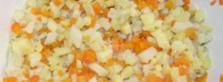 салат оливье с капустой. Шаг 3