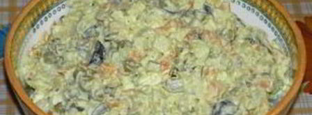 салат оливье с капустой. Шаг 7