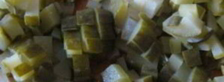 салат оливье с крабовыми палочками. Шаг 9