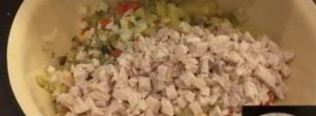 традиционный салат оливье. Шаг 5