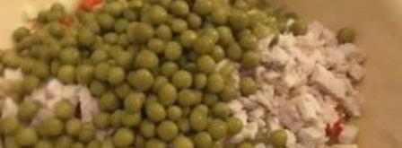 традиционный салат оливье. Шаг 6