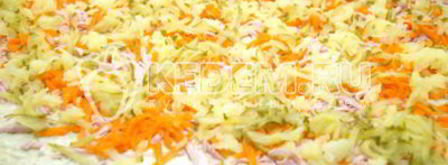 закуска оливье-рулет. Шаг 8