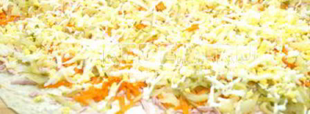 закуска оливье-рулет. Шаг 10