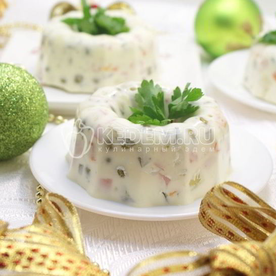 Рецепт заливного оливье