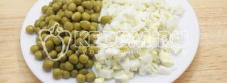 заливное оливье. Шаг 4