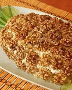 Салат Ананас с копченым окороком