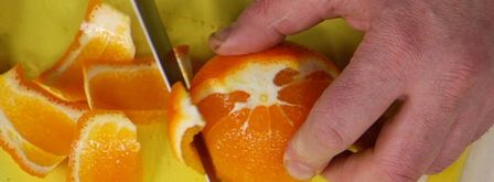 салат из авокадо и мандарина. Шаг 3