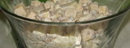 салат из консервированных ананасов. Шаг 6