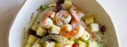 салат креветки с ананасом. Шаг 4