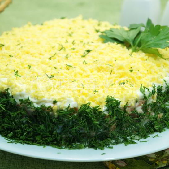 Рецепт классического салата мимоза