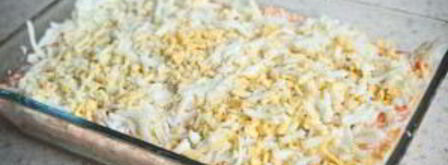 мимоза с горбушей. Шаг 10