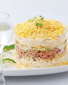 Мимоза с маслом