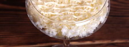 мимоза в бокале. Шаг 8